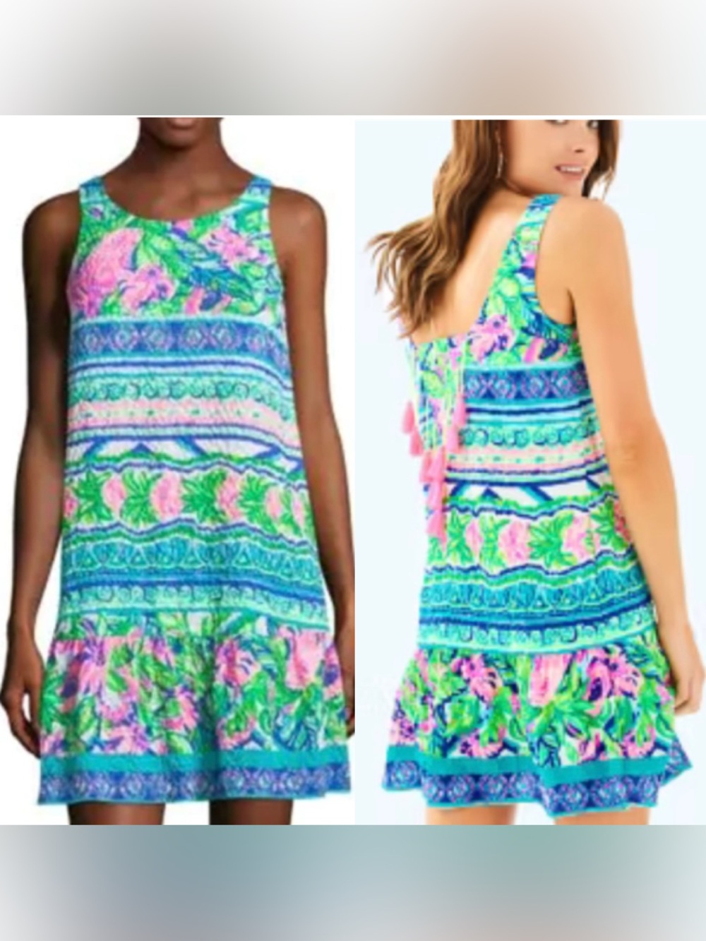 Lilly Pulitzer tassel Shift Dress XXS